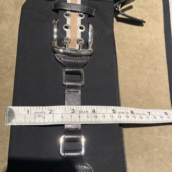 Browns Couture Canvas w/leather trim black handbag - Picture 11 of 16